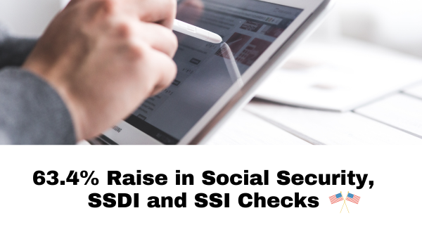 63.4% Raise in Social Security